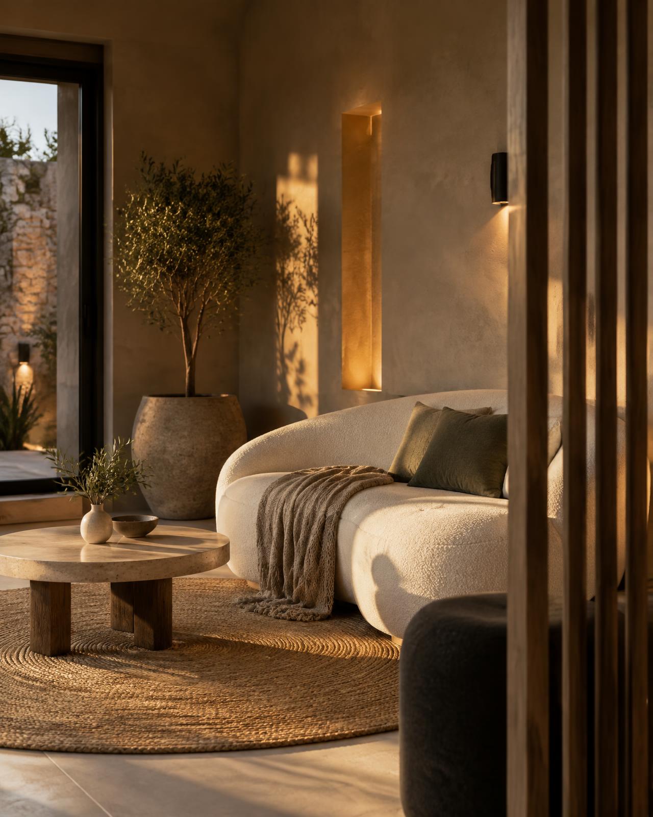 Salon intime inspiré de la suite SHYLOH